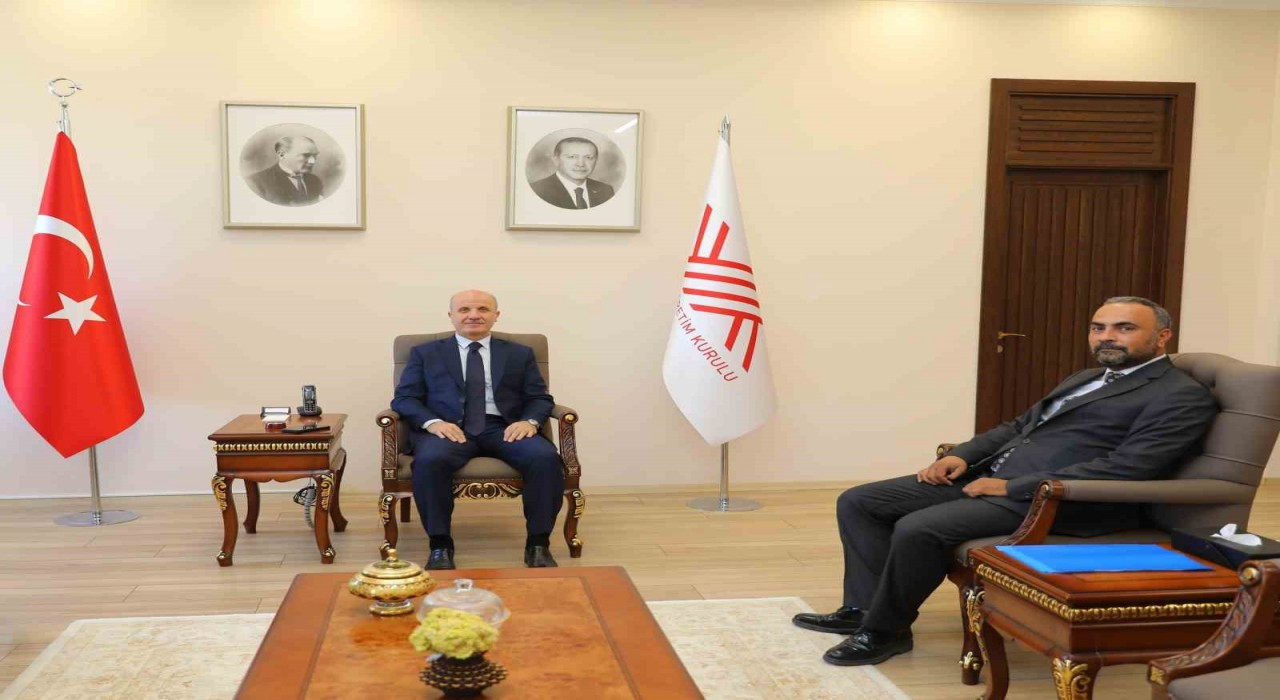 Rektör Akkayadan YÖK Başkanına ziyaret