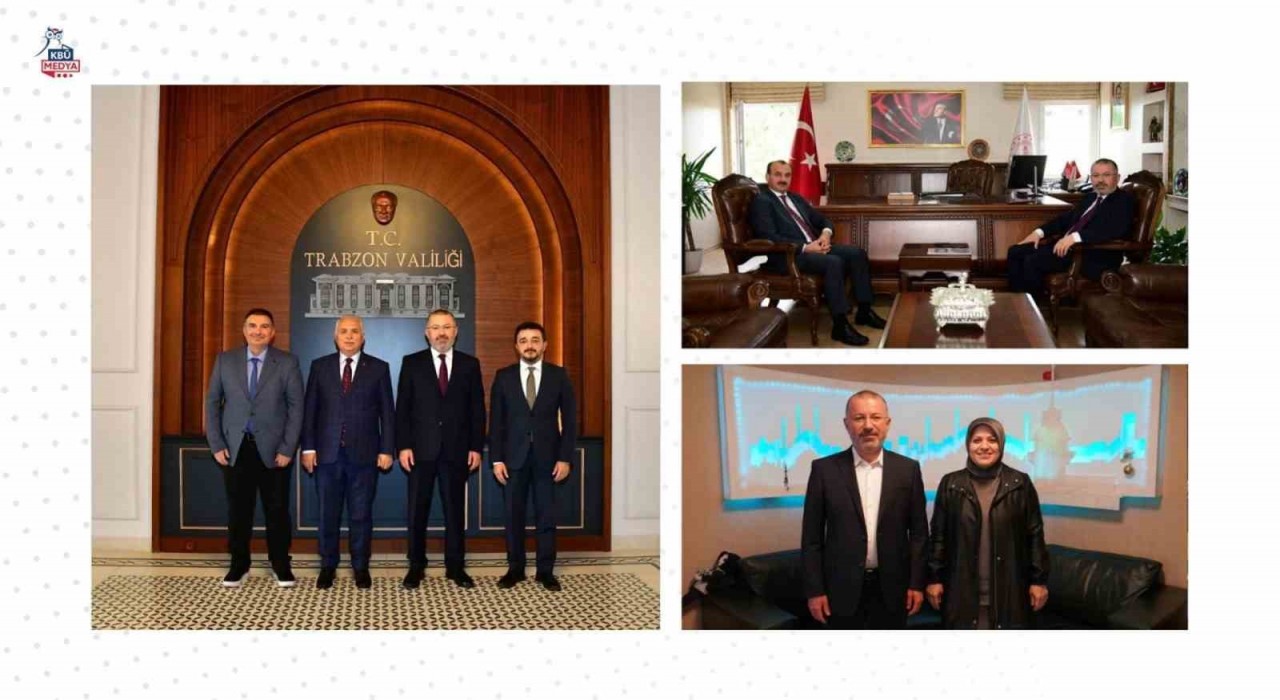 Rektör Kırışık, Trabzonda Sosyalfest 2025 için görüşmeler gerçekleştirdi