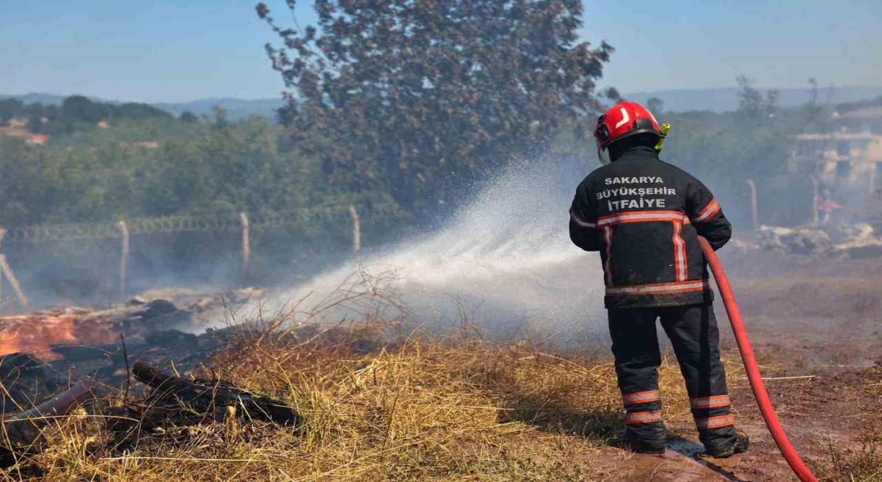 Sakaryada 3 farklı noktada çıkan yangınlar kontrol altına alındı
