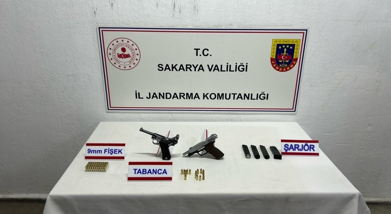 Sakaryada kaçak silah operasyonu: 1 tutuklama