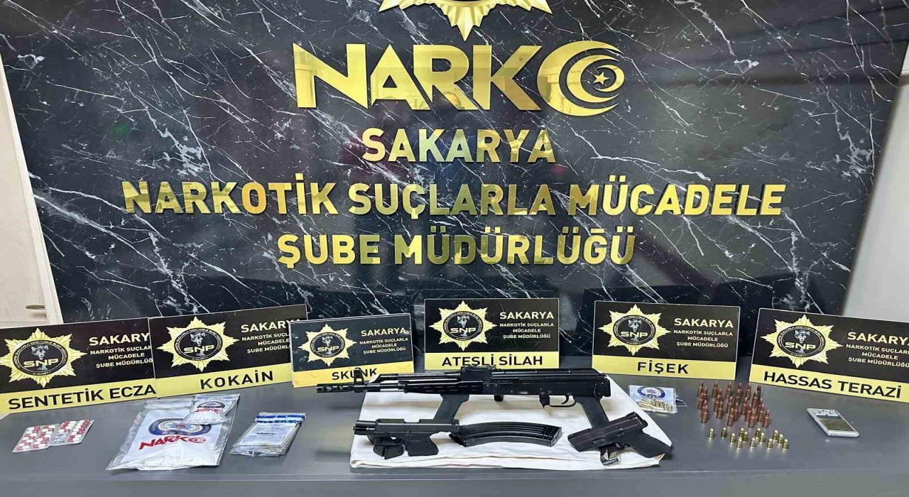 Sakaryada uyuşturucu ve silah operasyonu: 6 gözaltı