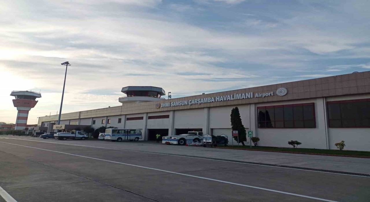 Samsun-Çarşamba Havalimanında 6 aylık yolcu sayısı 700 bini geçti
