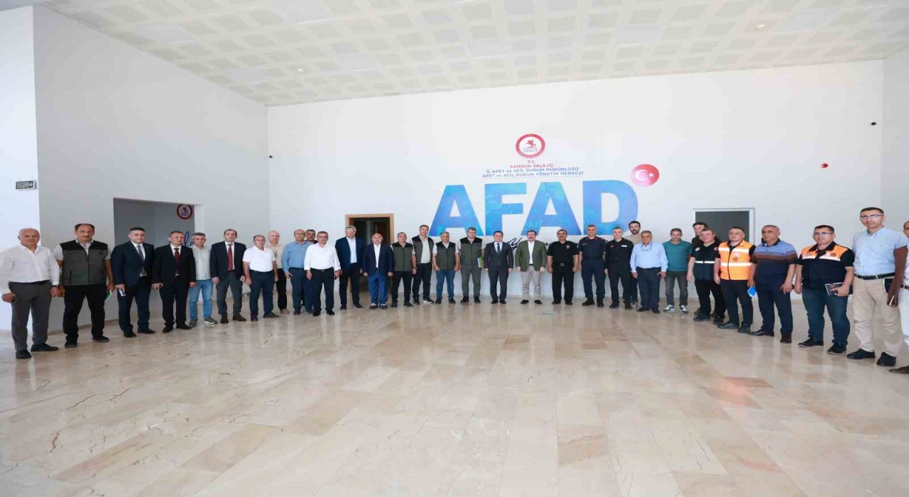 Samsunda orman yangınlarıyla mücadele koordinasyon kurulu toplantısı yapıldı