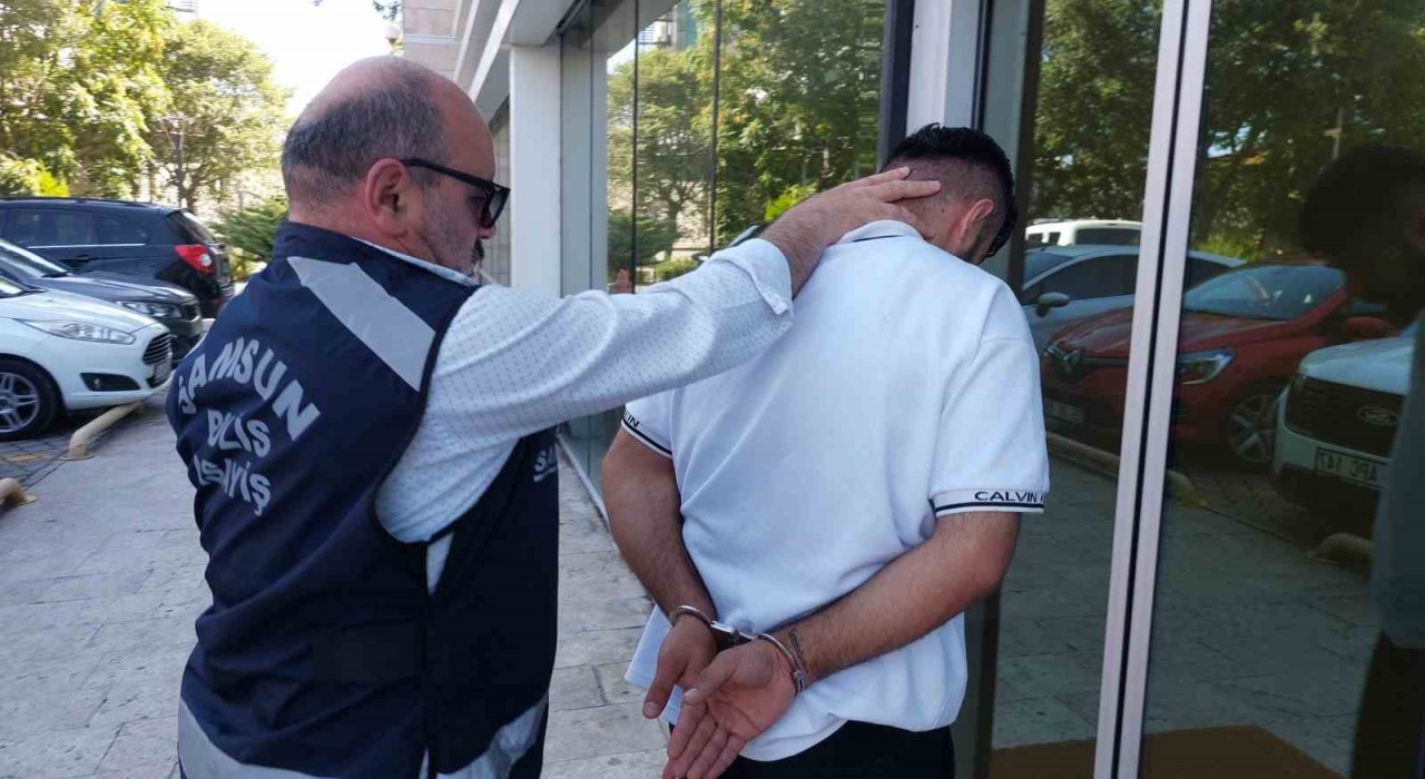 Samsunda silahlı çatışma kamerada: 2 kişi yaralandı, 4 şüpheli adliyeye sevk edildi
