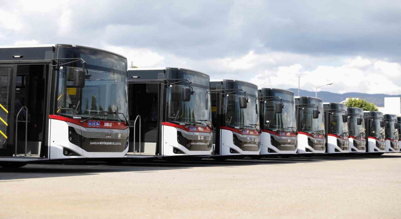 Samsunda toplu ulaşım güçleniyor
