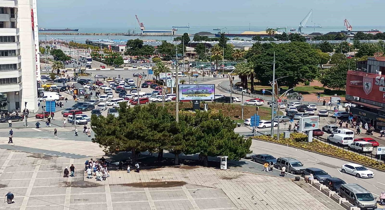 Samsunda trafiğe kayıtlı araç sayısı 515 bini aştı