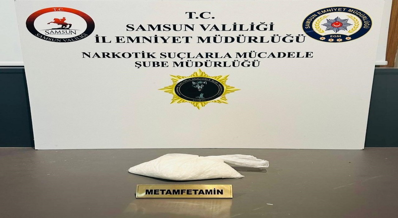 Samsunda uyuşturucuyla yakalanan şahıs gözaltına alındı