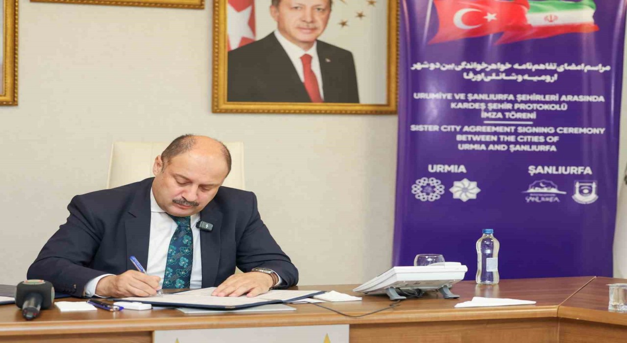 Şanlıurfa ile İranın Urumiye kenti ‘kardeş şehir oldu