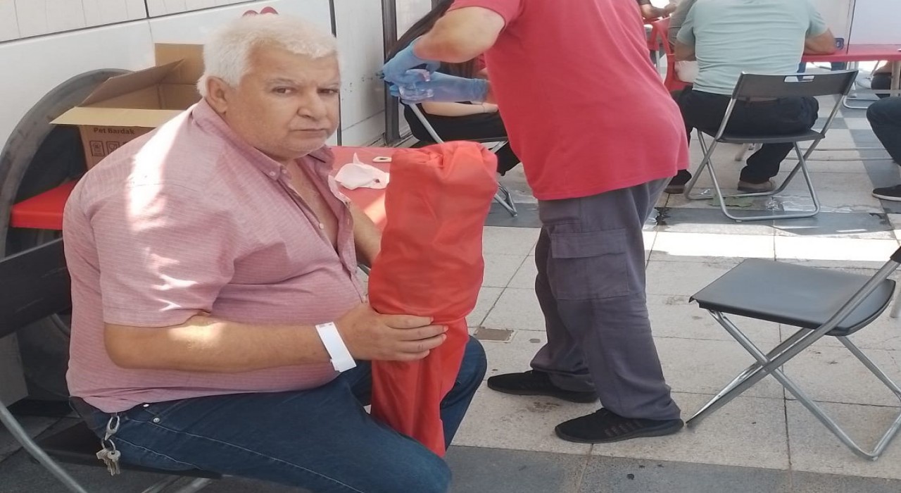 Sarıgölde hayırsever destekli kan bağışı kampanyası
