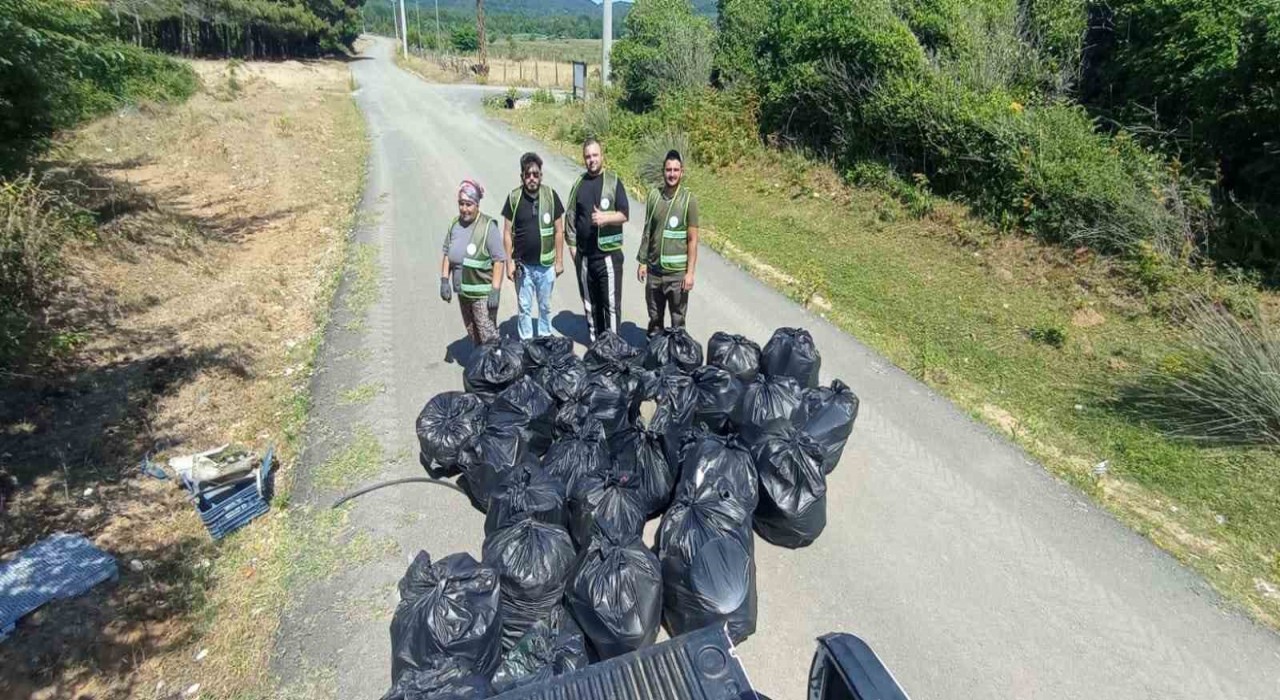 Sarıkum Tabiatı Koruma Alanında temizlik seferberliği