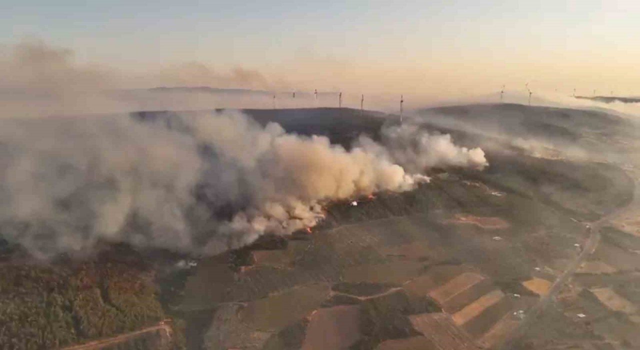 Şarköydeki orman yangını 22. saatine girdi