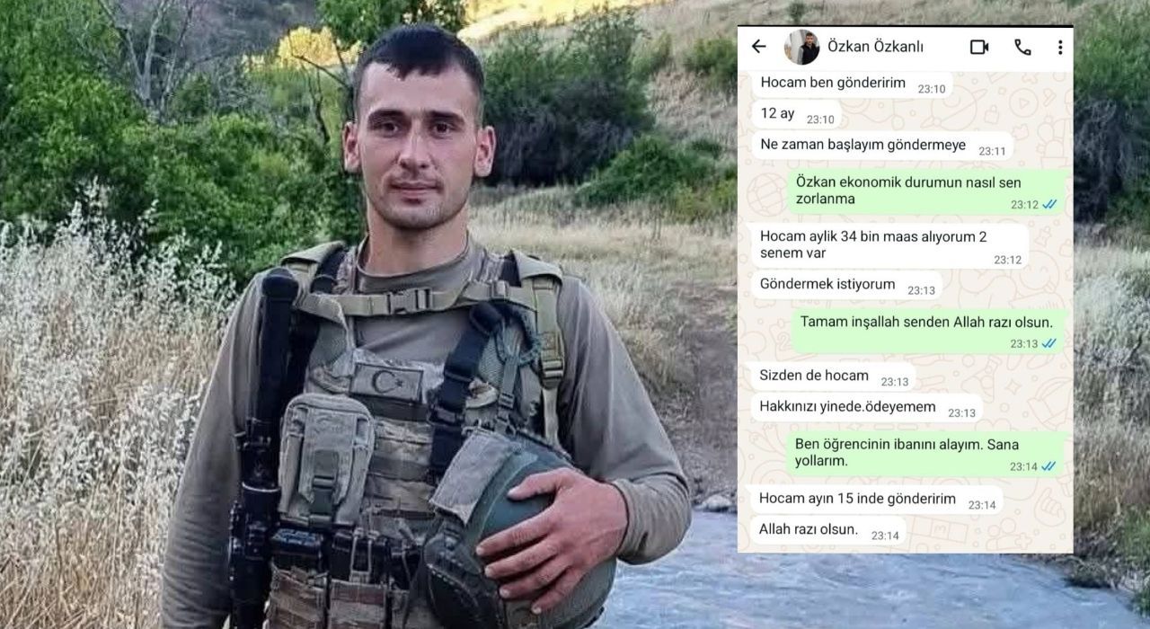 Şehit Askerin Öğrencilere Burs Verdiği Ortaya Çıktı