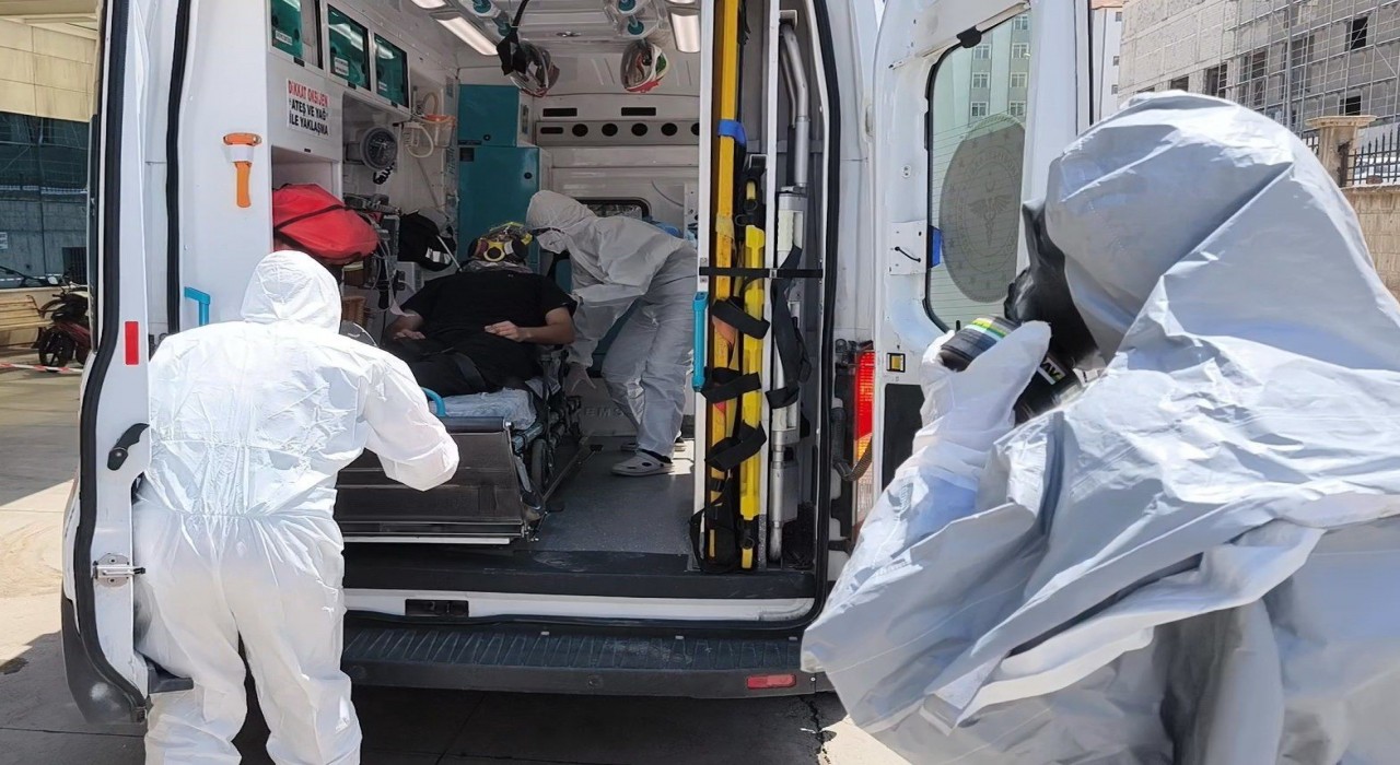 Siirtte gerçeği aratmayan KBRN alarm tatbikatı