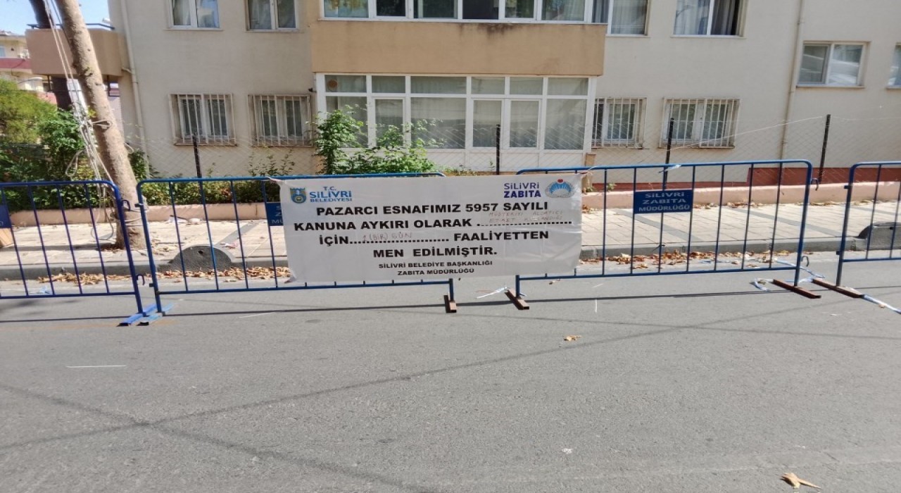 Silivri Belediyesinden yanıltıcı etiket kullanan esnafa tezgah kapatma cezası