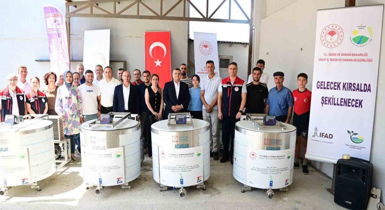Sinopta süt üreticilerine destek