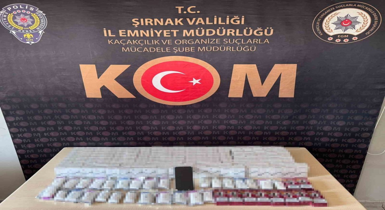 Şırnakta asayiş, kaçakçılık ve narkotik operasyonu: 1 tutuklama