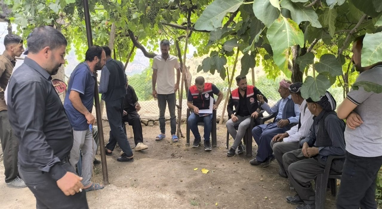 Şırnakta hayvan hastalıkları ve devlet destekli projeler hakkında vatandaşlar bilgilendirildi
