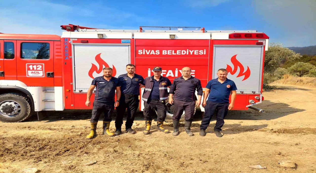 Sivas itfaiyesinden Hataya yardım eli