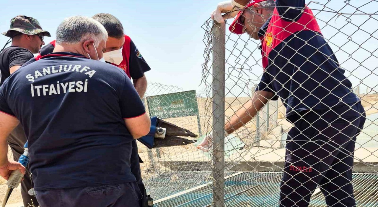Sulama kanalında akıntıya kapılan kişinin cesedine ulaşıldı