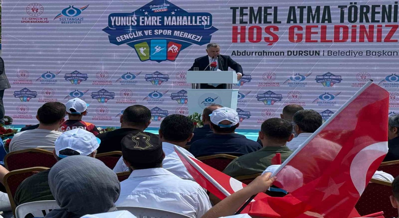 Sultangazide Gençlik ve Spor Merkezinin temeli atıldı