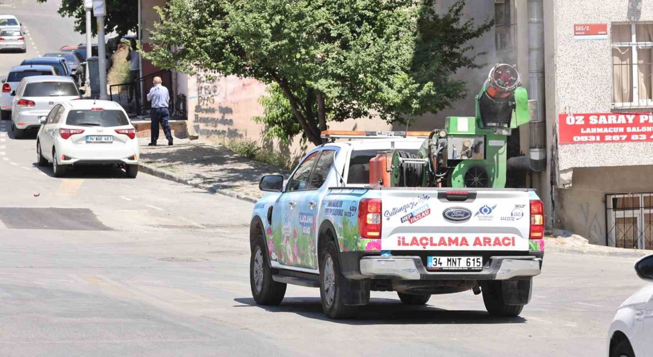 Sultangazide yaz boyu ilaçlama seferberliği