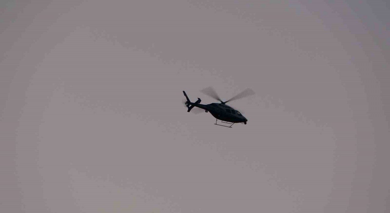 Taksimde helikopter destekli Huzur İstanbul denetimi gerçekleştirildi