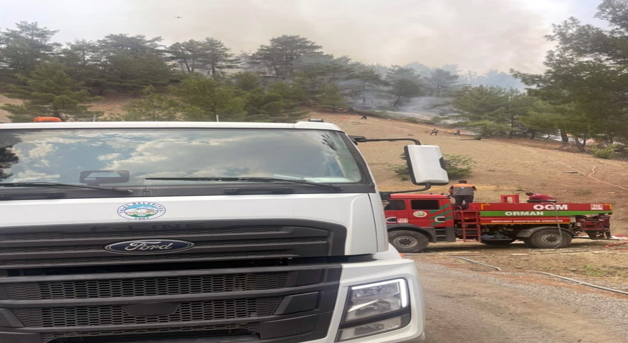 Talas Belediyesinden Kahramanmaraştaki yangına destek