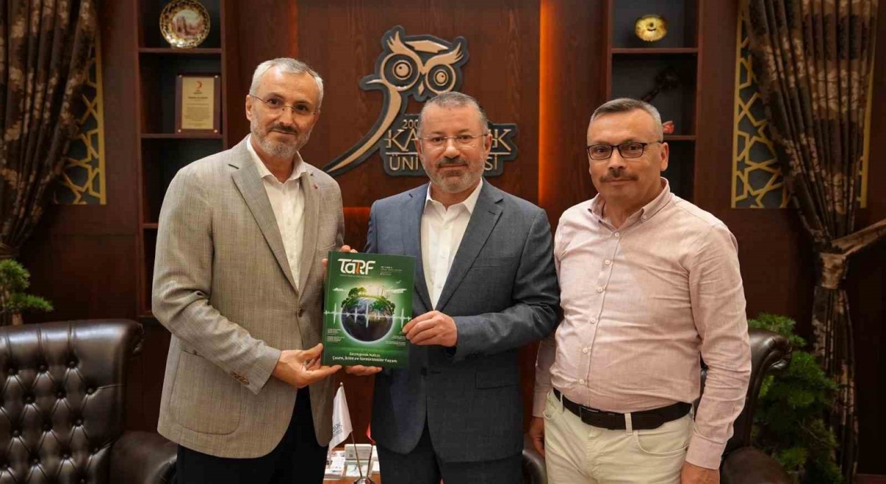 TARF Dergisi ile Verenel Derneğinden Rektör Kırışıka ziyaret