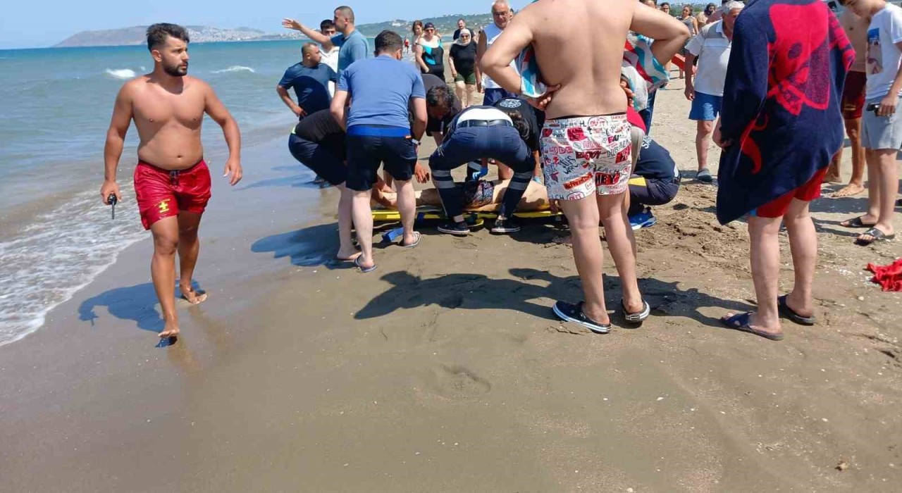 Tatil için geldiği Sinopta denize giren genç boğuldu