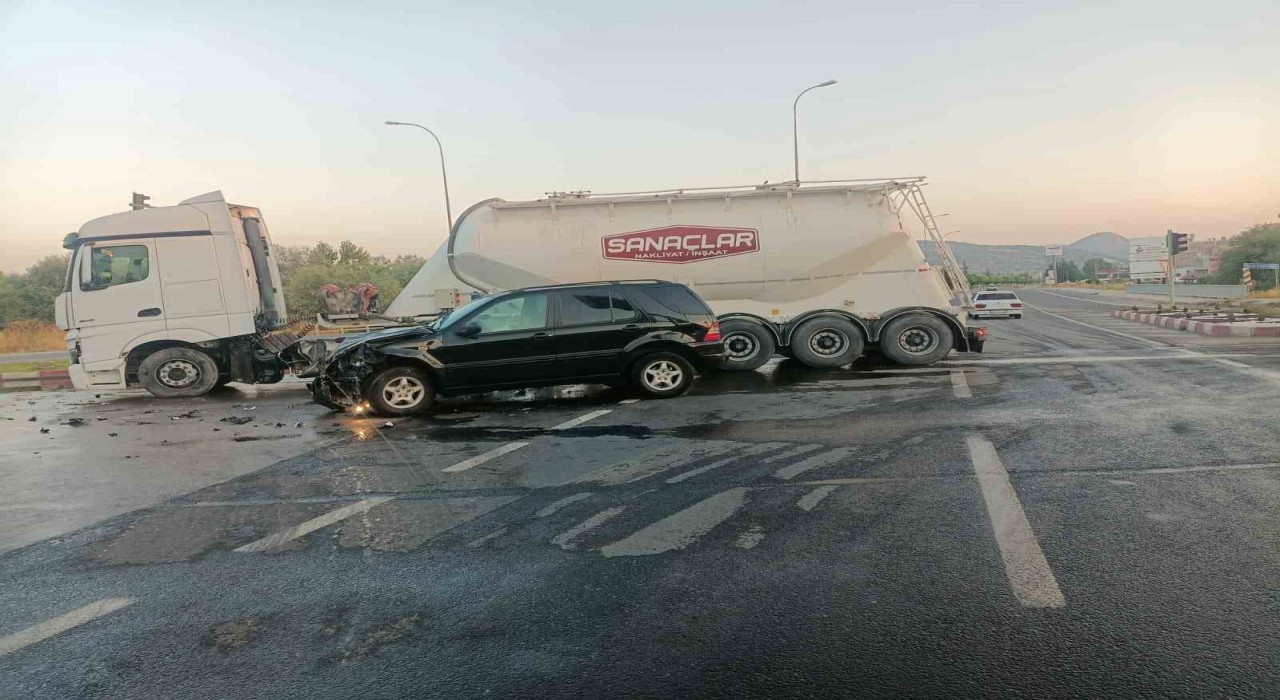 Tavşanlıda trafik kazası, 1 yaralı