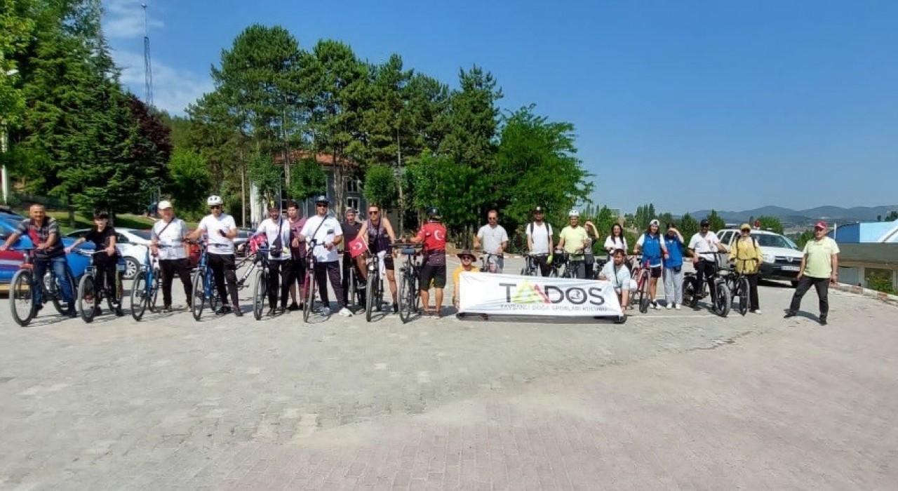 Tavşanlıda Yaza merhaba bisiklet turu gerçekleşti