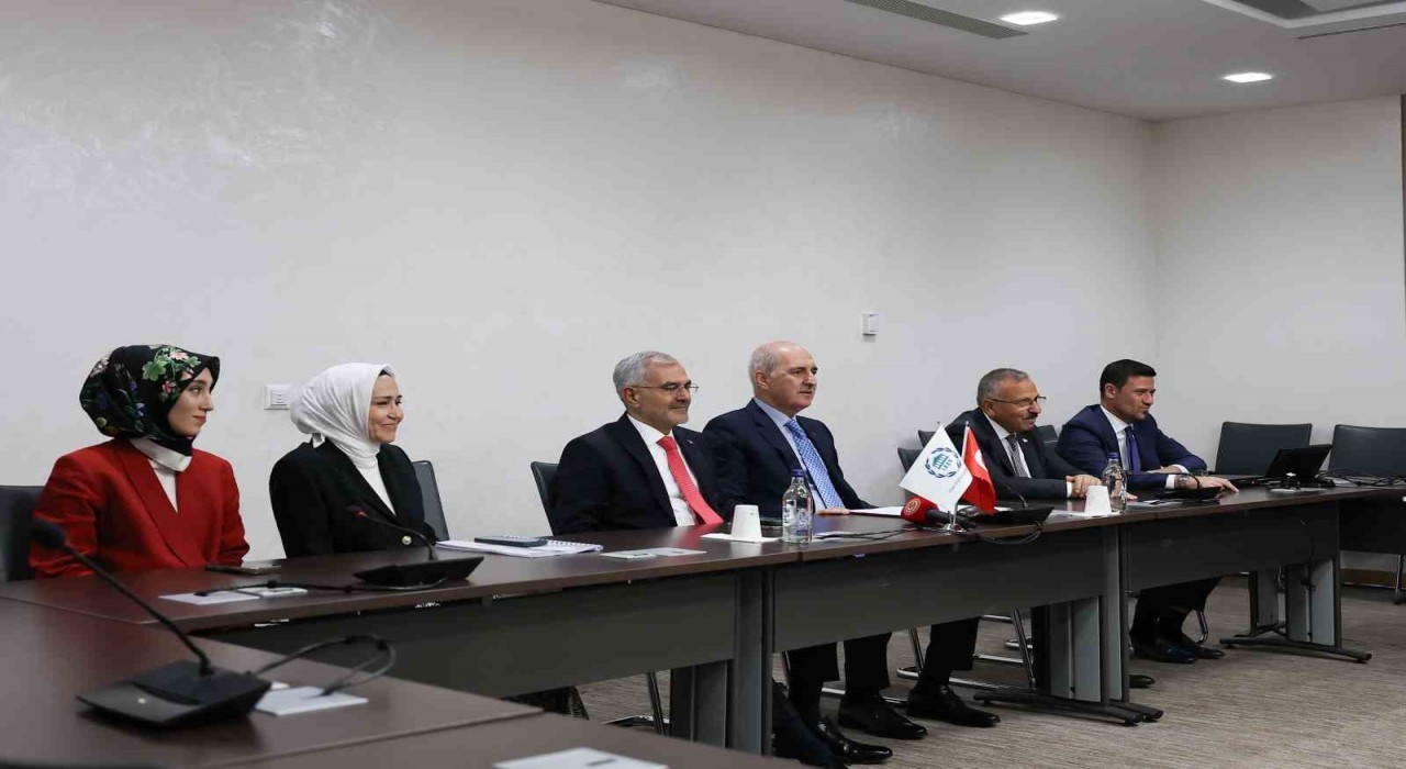 TBMM Başkanı Kurtulmuş, PAB Başkanı Ackson ve PAB Genel Sekreteri Chungong ile görüştü