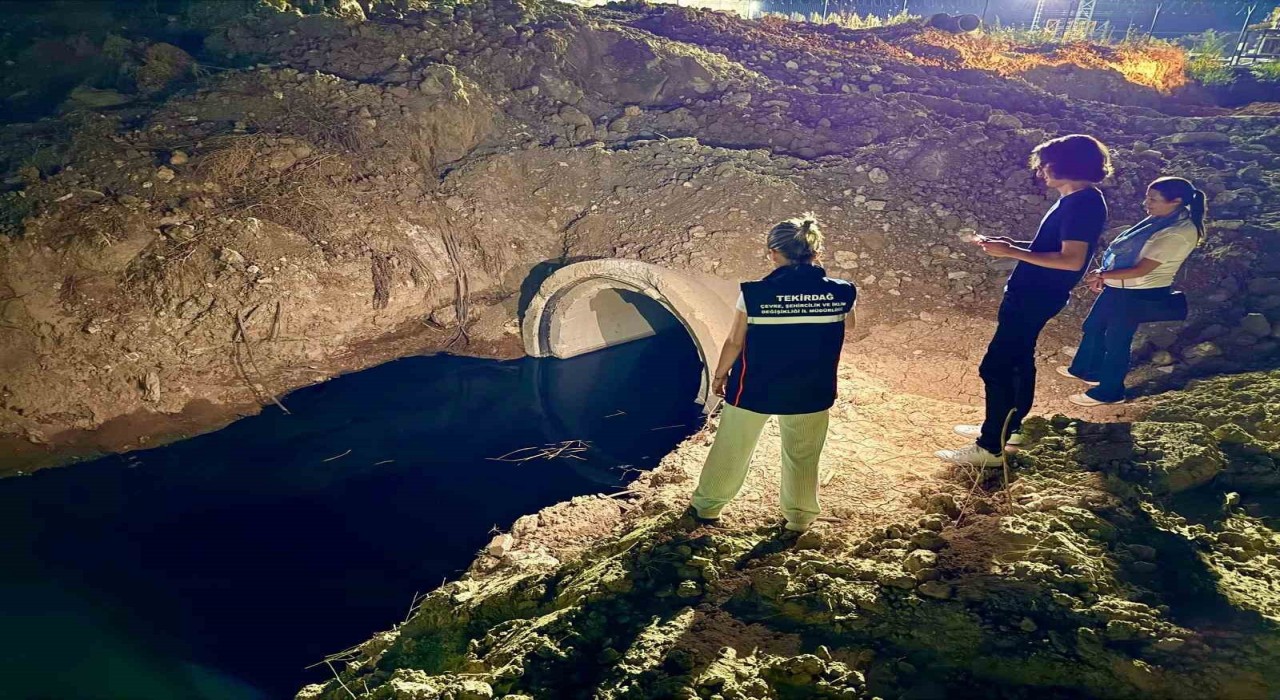 Tekirdağda ağır koku ihbarlarına jet denetim