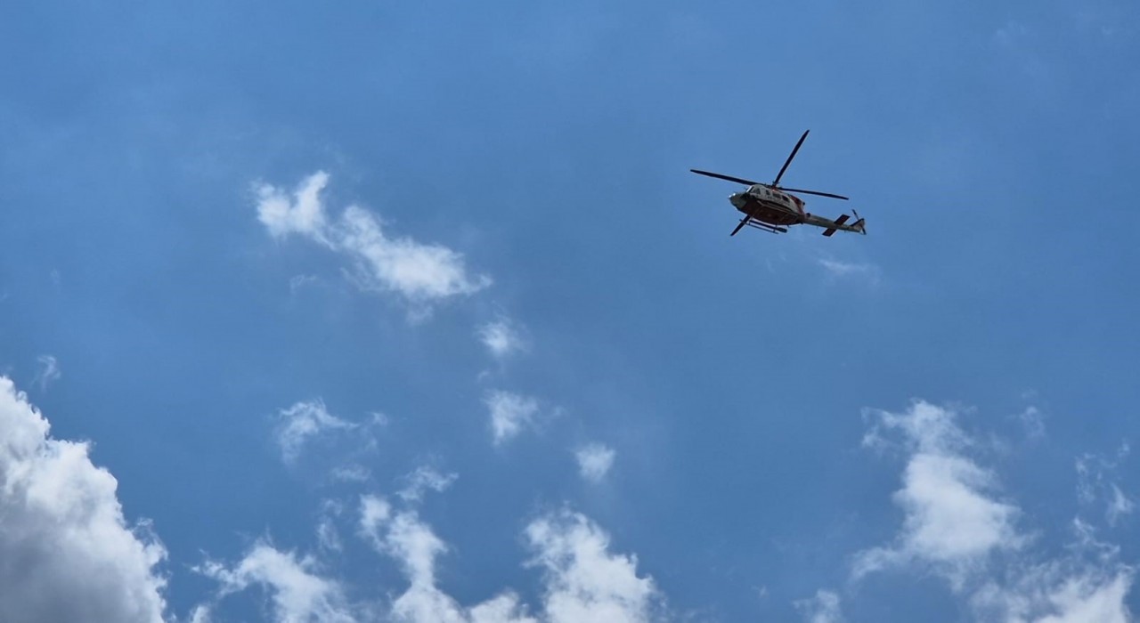 Tekirdağda denizde kaybolan çocuk için helikopter destekli arama çalışması