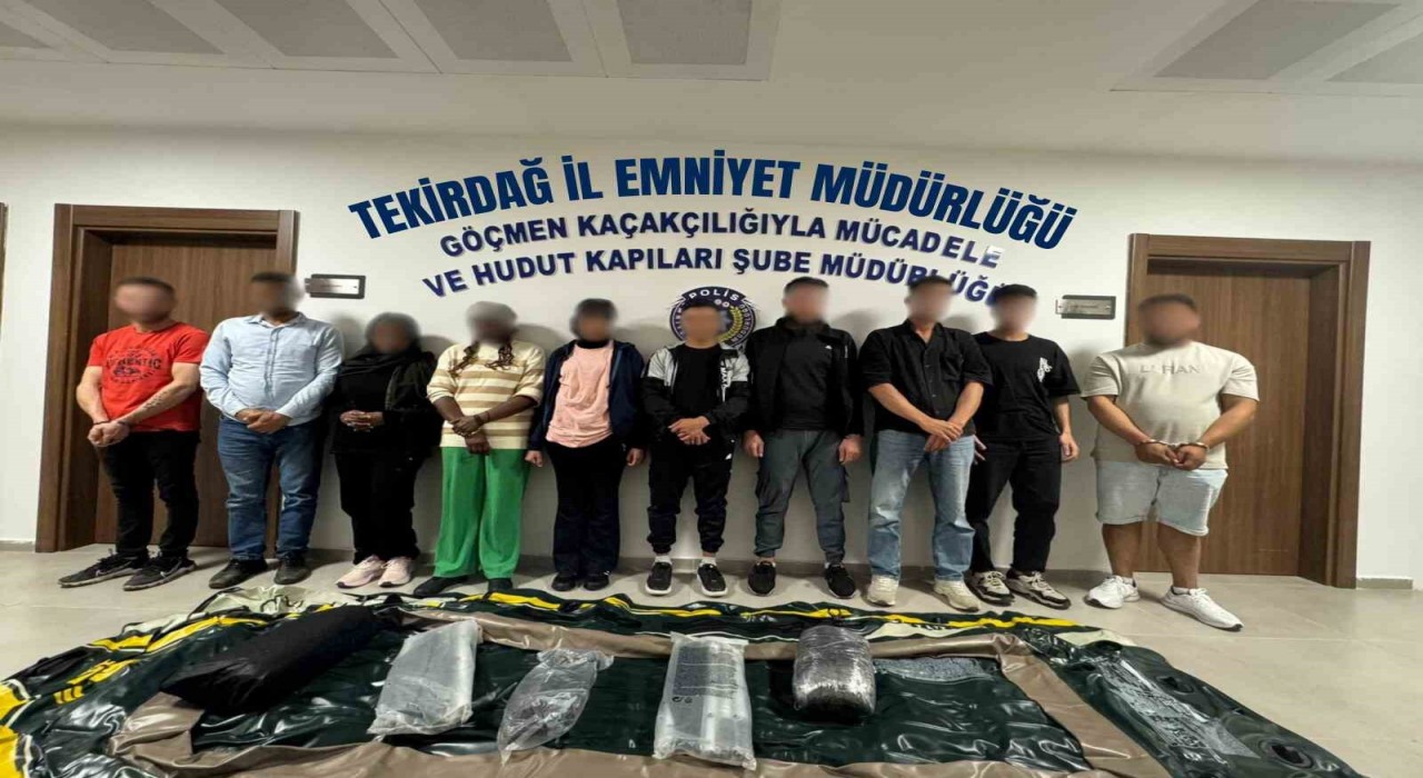 Tekirdağda göçmen kaçakçılarına yönelik operasyonda 2 kişi tutuklandı
