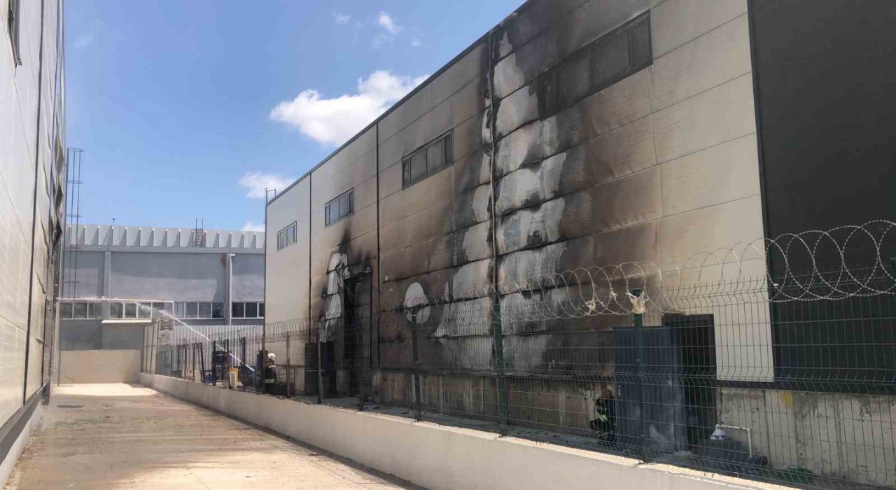 Tekirdağda kimya fabrikasında çıkan yangın korkuttu