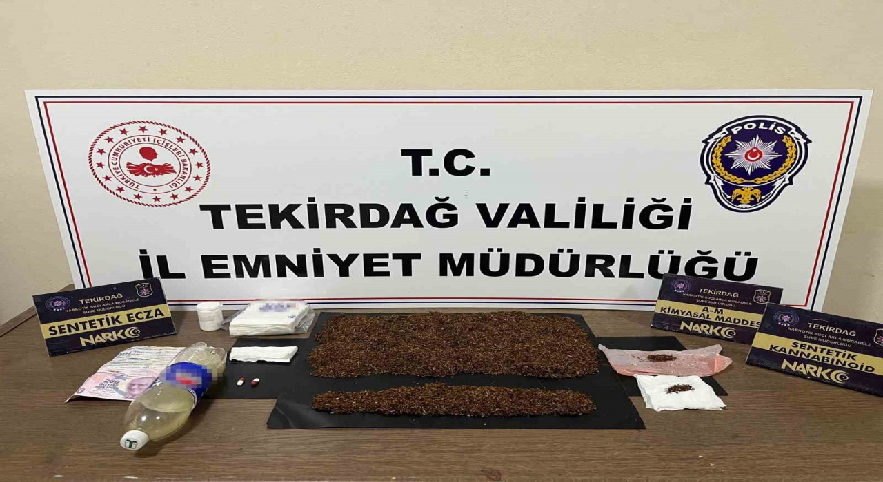Tekirdağda uyuşturucu operasyonunda 3 şüpheli tutuklandı