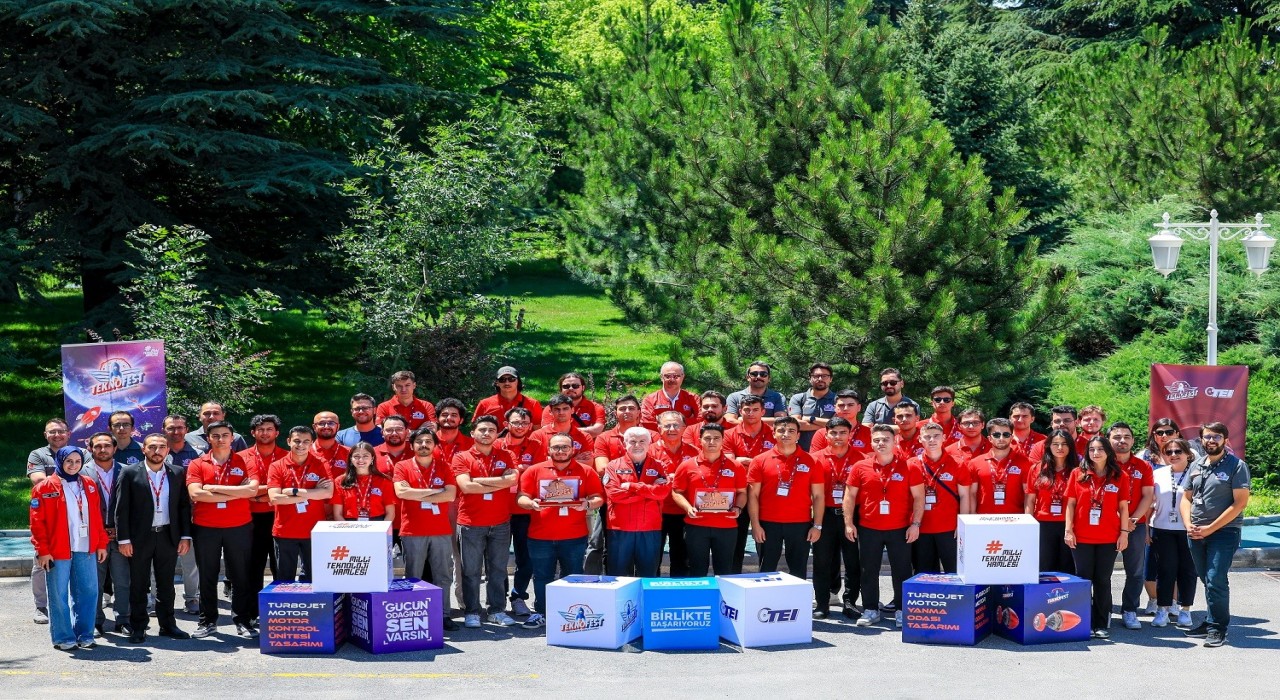 Teknofest Jet Motor Tasarım Yarışması final sunumları TEIde gerçekleştirildi