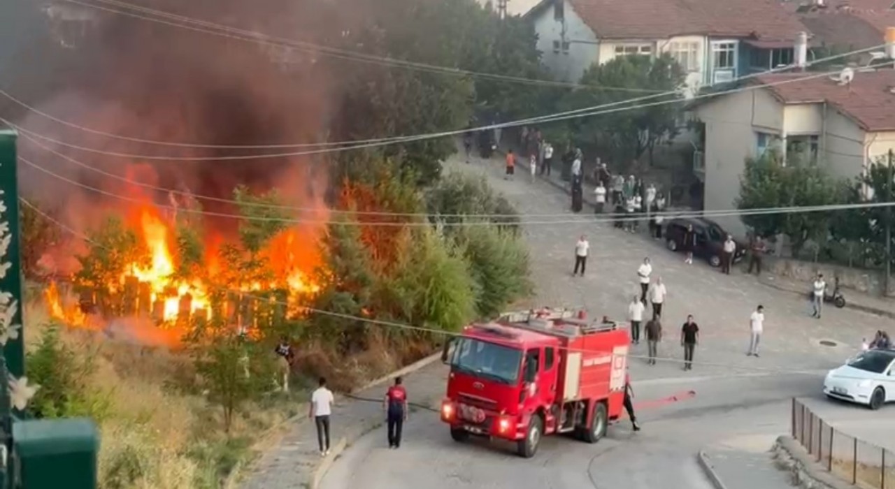 Tokatta arı kovanları küle döndü