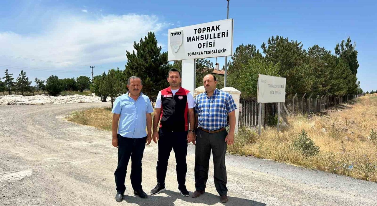 Tomarzada Toprak Mahsulleri Ofisi hububat alımına başladı