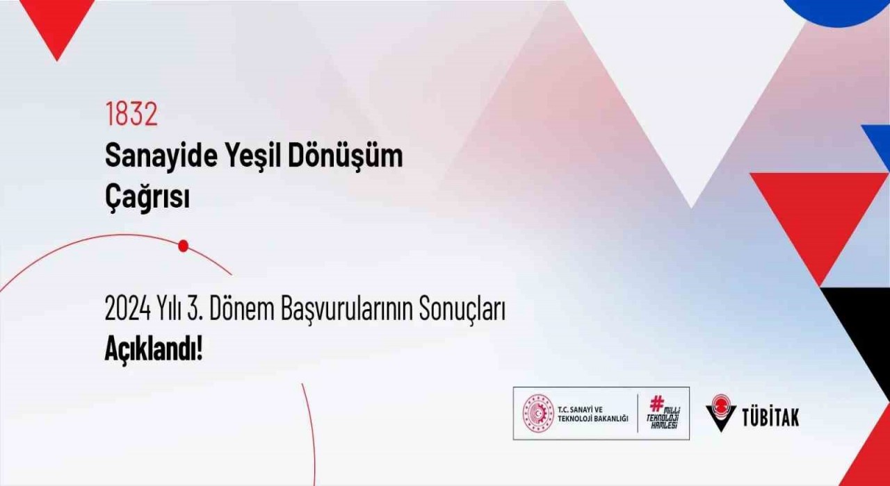 ‘TÜBİTAK Sanayide Yeşil Dönüşüm Çağrısı sonuçları açıklandı