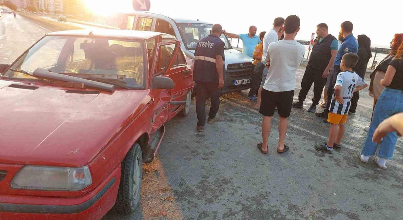 Türkelide trafik kazası: 1 yaralı