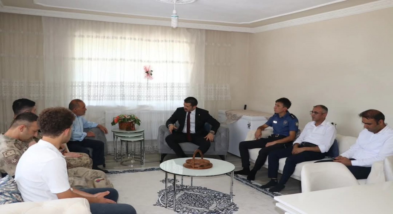 Tutakta Şehit ailelerine anlamlı ziyaret