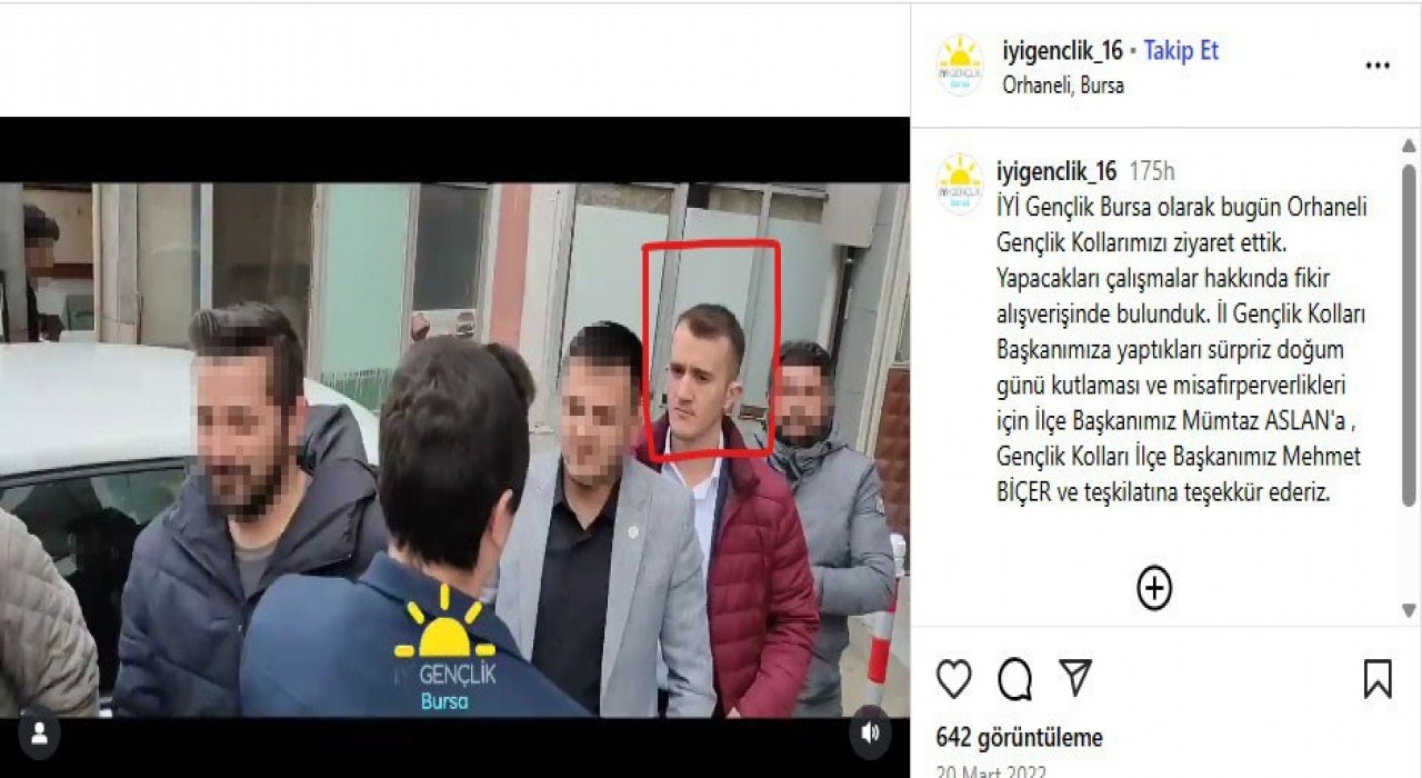 Tutuklanan FETÖcü kundakçının, İYİ Partideki görüntüleri ortaya çıktı