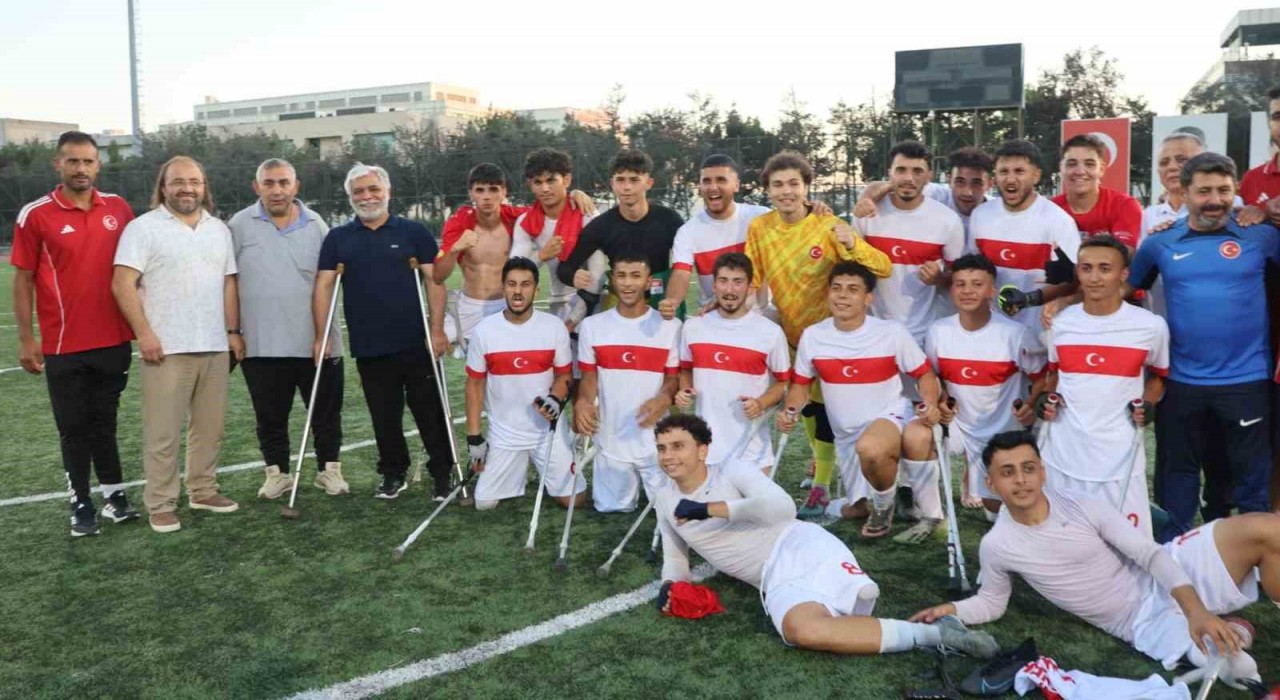 U23 Ampute Futbol Milli Takımı, Polonyayı mağlup etti