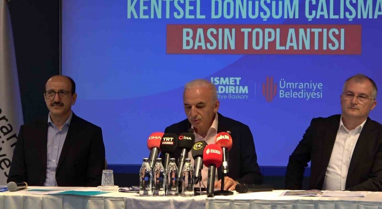 Ümraniye Belediye Başkanı İsmet Yıldırımdan kentsel dönüşüm mesajı: Önce insan