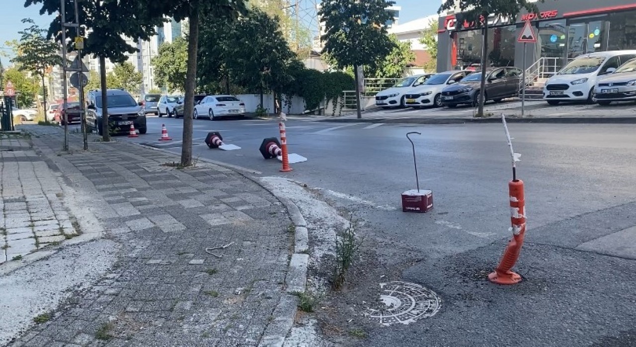 Ümraniyede silahlı yaralama kamerada