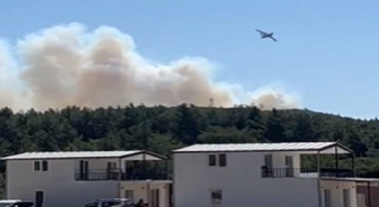 Urladaki yangında ekip sayısı artırıldı