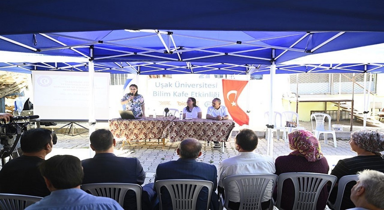 Uşakta üniversite-köy buluşmaları devam ediyor: Bilim Kafe Gürede
