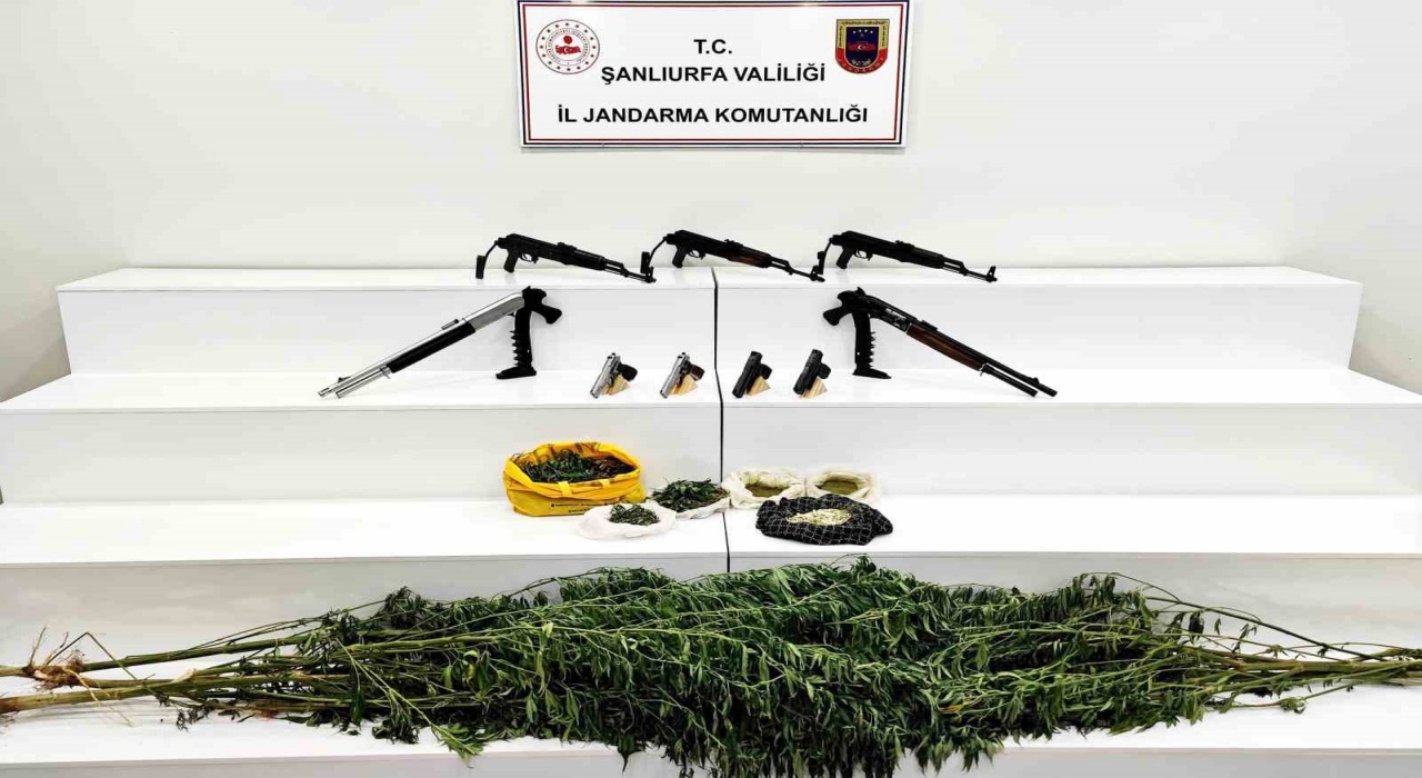 Uyuşturucu ve silah operasyonuna 2 tutuklama